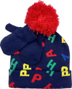 Zēnu cepure ar cimdiem - Primark - Komplektā cepure un cimdi - 2 - 4 gadi
