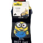 Vīriešu zeķes – George – Minions – EU 39-46 – UK 6-12