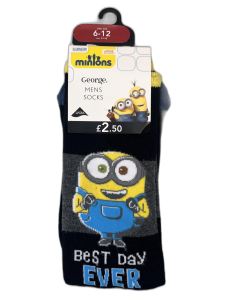 Vīriešu zeķes - George - Minions - EU 39-46 - UK 6-12