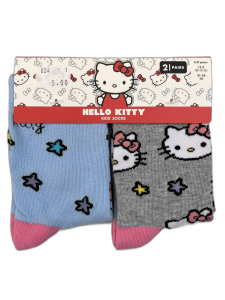 Meiteņu zeķes - Hello Kitty - 6-8 gadi - EU 31-34 - 2 gb.