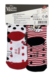 Meiteņu zeķes - Disney - Minnie Mouse - 4-6 gadi - EU 27-30 - 2 gb.