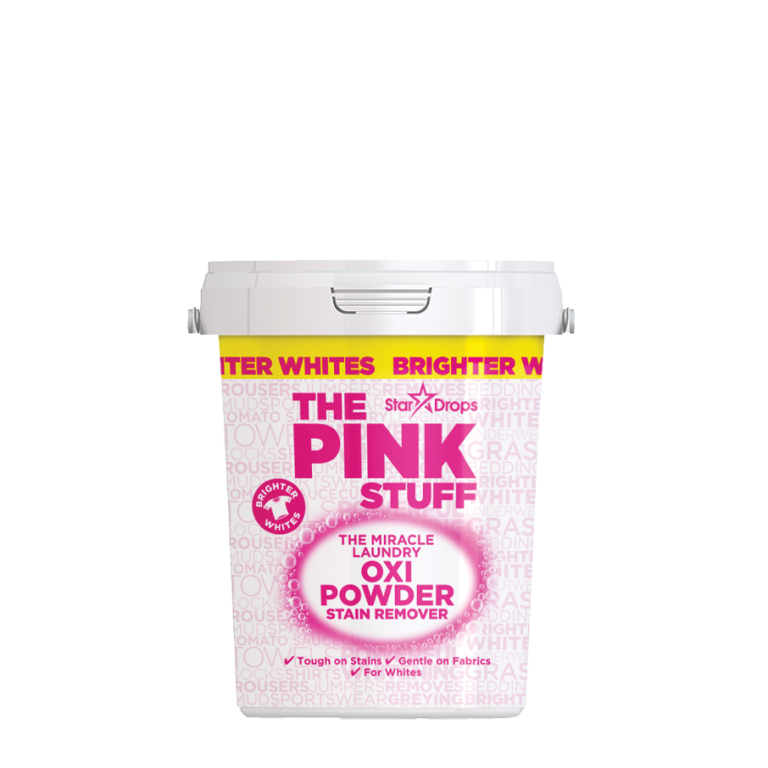 The Pink Stuff – pulveris traipu tīrīšanai baltai veļai – 1kg