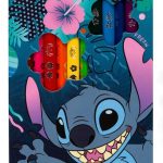 Krāsainie trīsstūrveida zīmuļi – Stitch – 12gb.